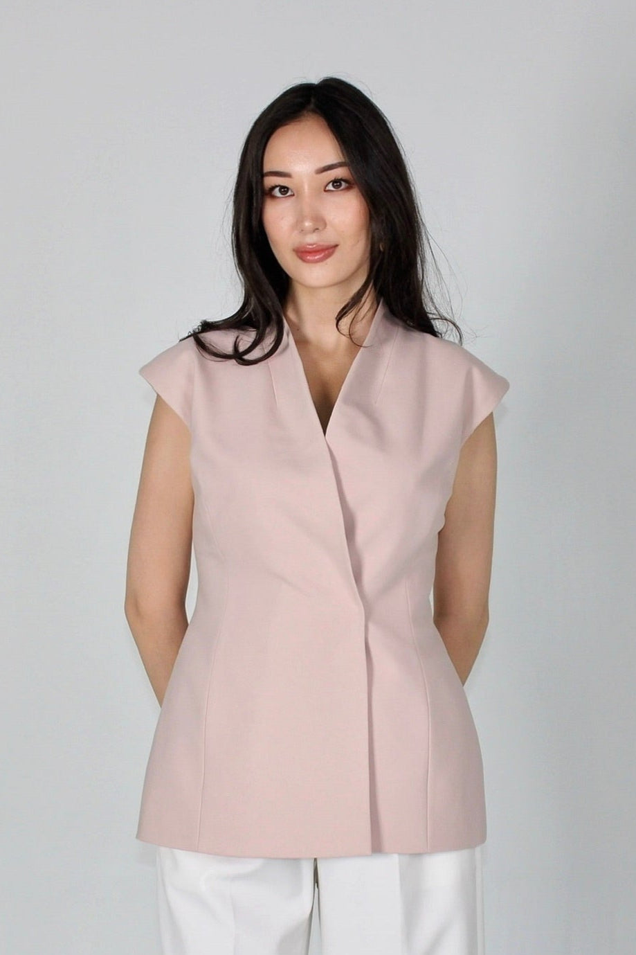 Asyl - Two-in-One Vest - Blush Pink