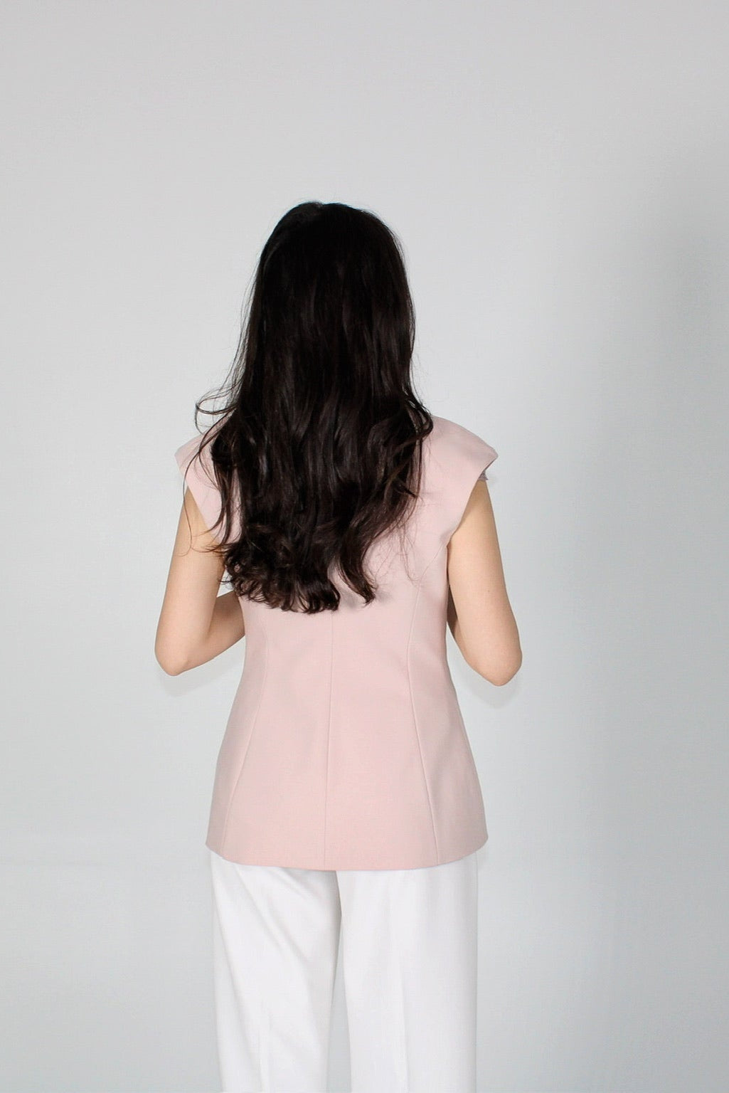 Asyl - Two-in-One Vest - Blush Pink