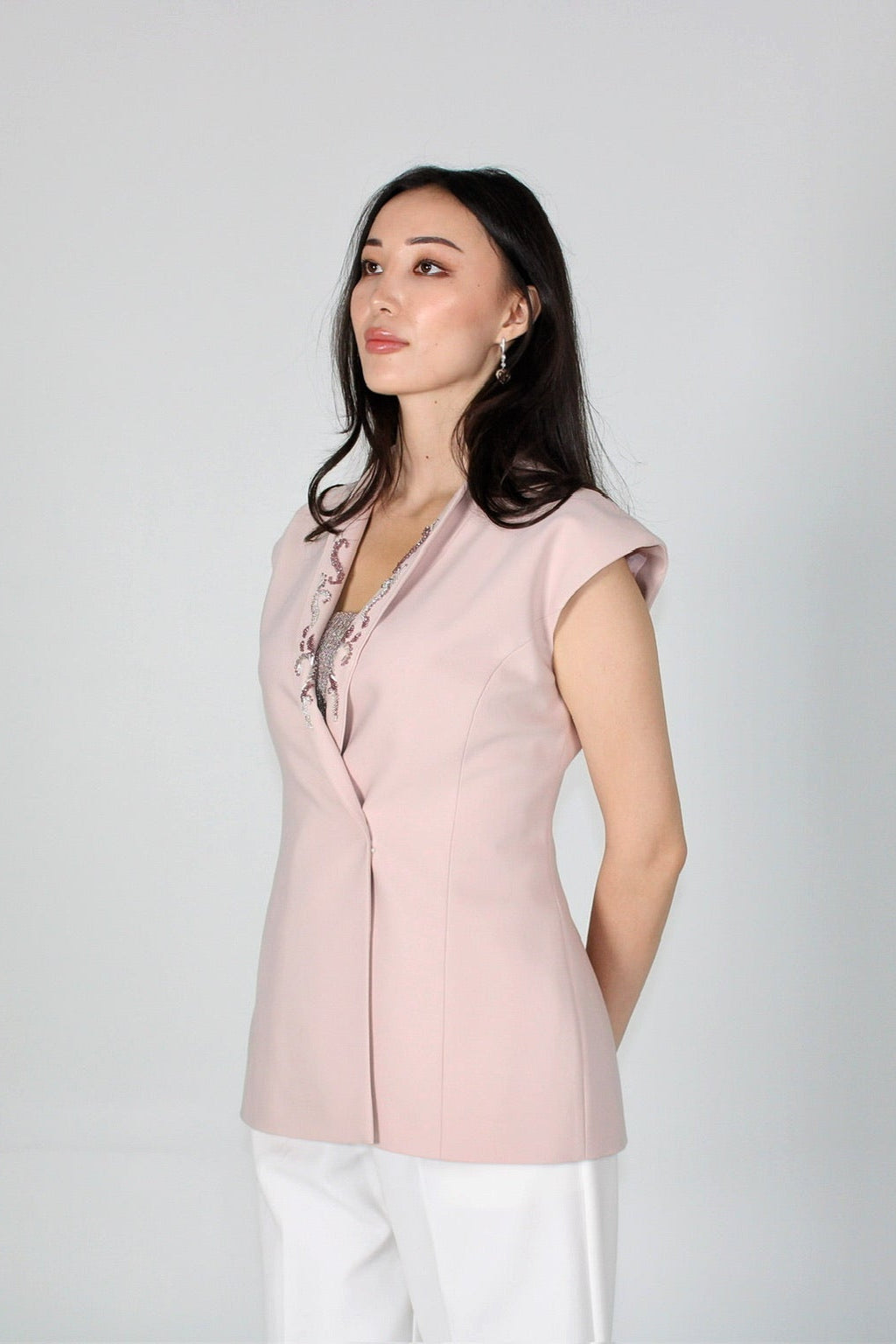 Asyl - Two-in-One Vest - Blush Pink