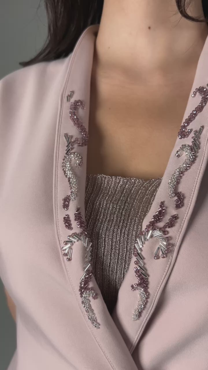 Asyl - Two-in-One Vest - Blush Pink